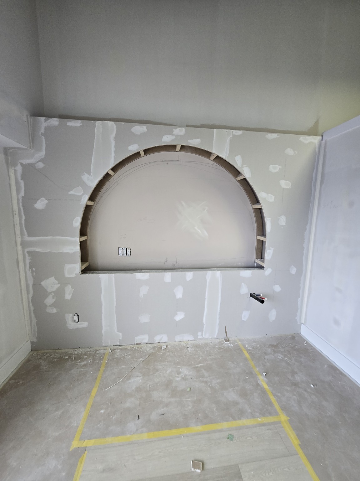Custom framing and drywall renovation work