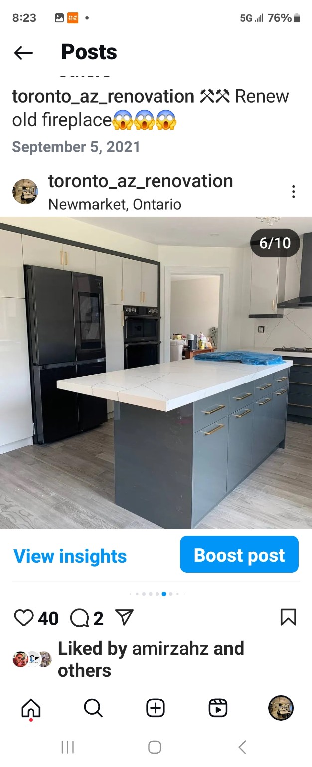 Kitchen renovation