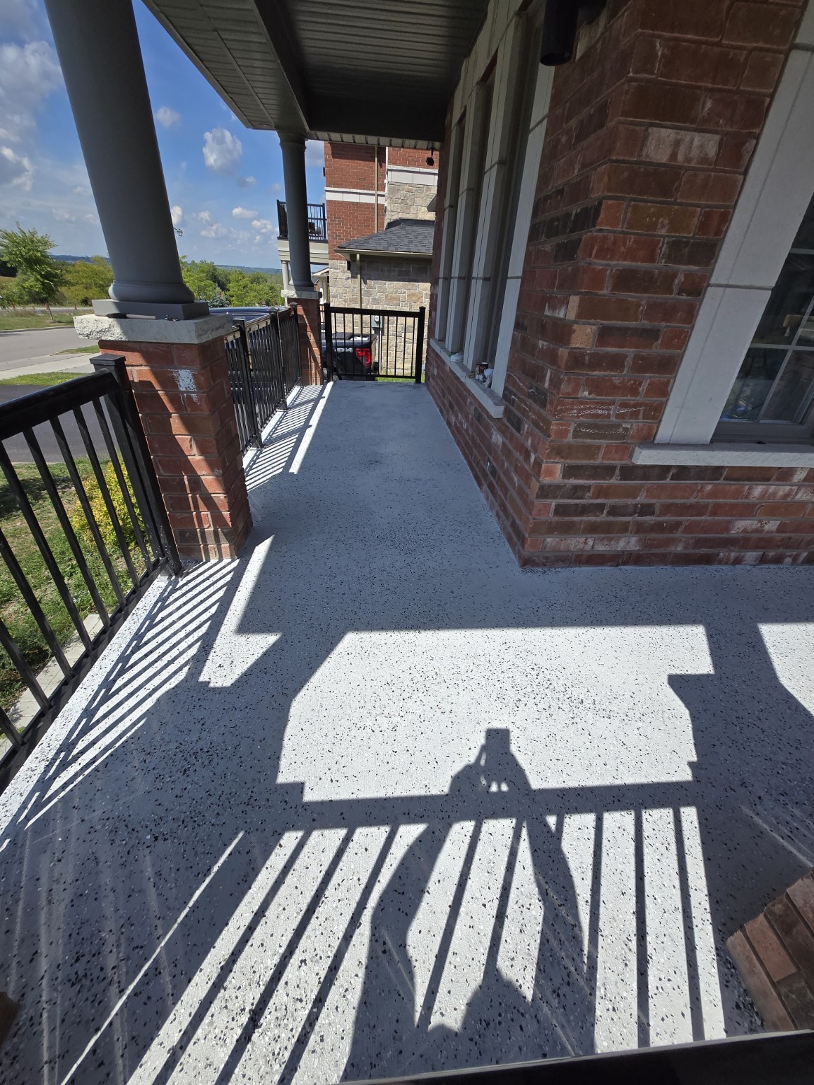 Epoxy entrance flooring project
