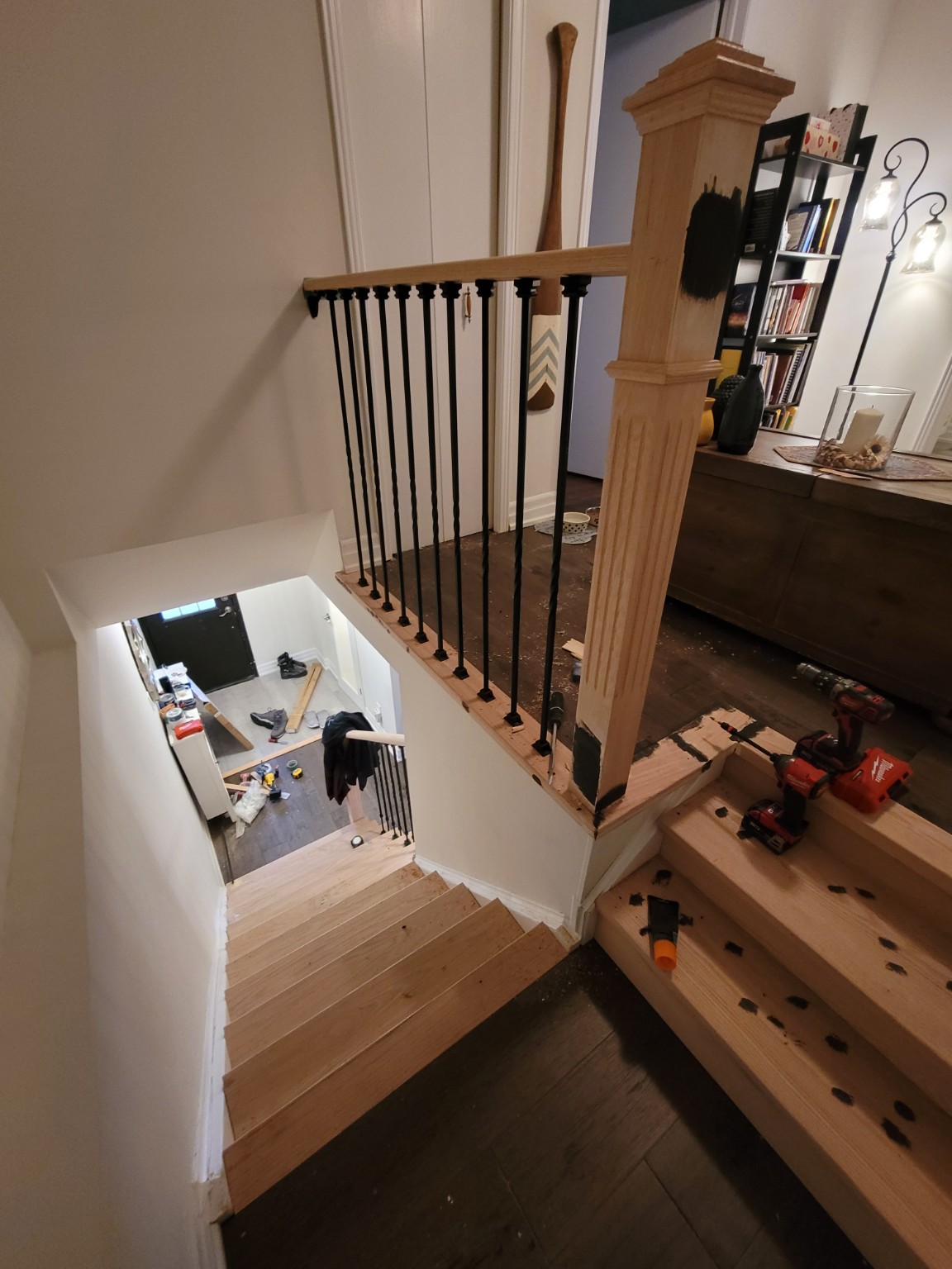 Finished stair renovation