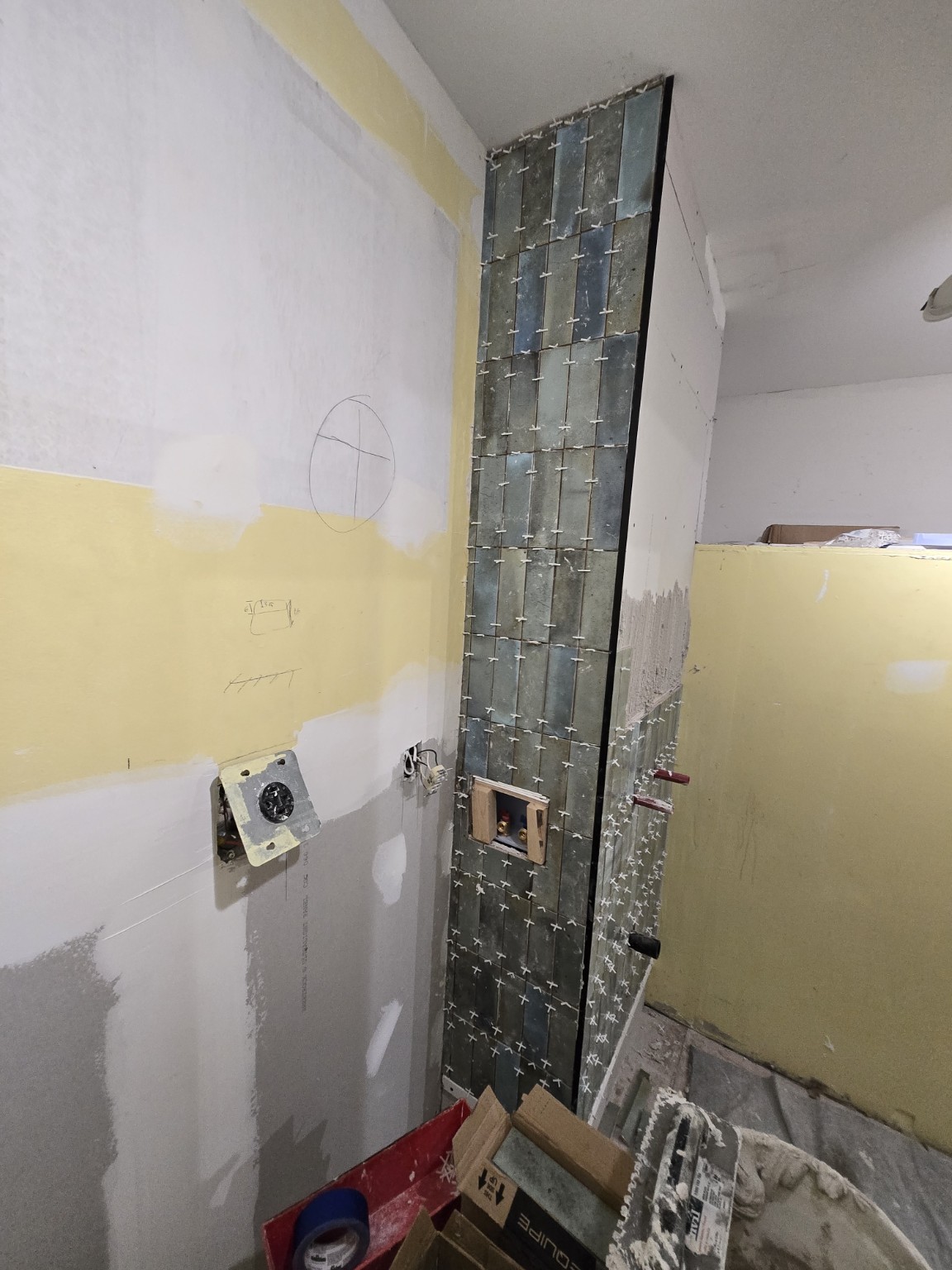 Tile installation