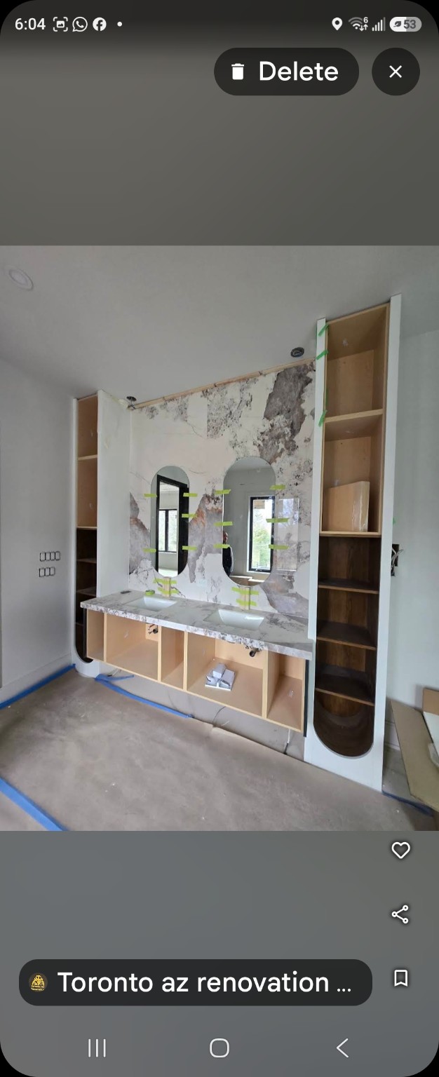 Custom renovation work